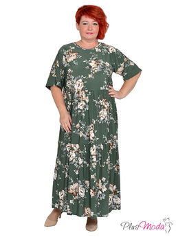 Платье Модель №1733 размеры 44-84 - Plusmoda фото 2