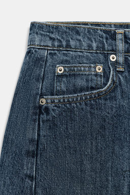 BERMUDA DENIM RELAXED TIRO MEDIO ZW COLLECTION / Azul medio - Zara фото 8