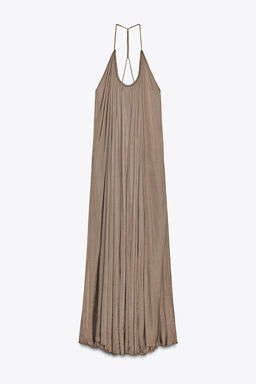 ZW COLLECTION LONG SATIN DRESS - Zara фото 6