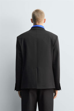 LIMITED EDITION WOOL AND VISCOSE SUIT BLAZER - Zara фото 3