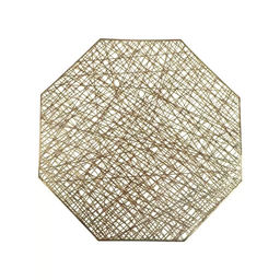 Салфетка декоративная полимер 38х38 см круглая Y4-5449 (407673) /DANIKS/