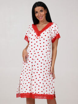 03 СОРОЧКА ЖЕНСКАЯ (Сердечки) - А-дина фото 2