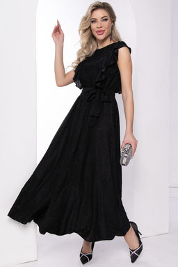 Платье Аурелия (мерцающий черный) П8003 - Lt collection фото 6