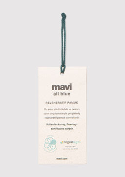 London Regenerative Koyu Mavi Denim Jean Pantolon  фото 15