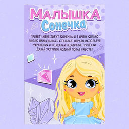 Кукла классическая Малышка Сонечка в комплекте с бижутерией - Happy valley фото 7