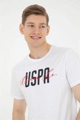 Мужская белая футболка - U.s. polo assn фото 2