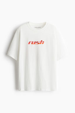 Camiseta oversize con motivo estampado - H&m фото 2