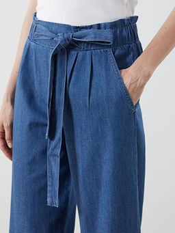 Beli Lastikli Straight Fit Kad?n Jean Pantolon