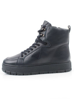 05-AW1002-2M DK. BLUE Ботинки зимние мужские (натуральная кожа, натуральный мех)