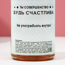 Подарочный набор «Мечтай!», гель для душа и шампунь для волос шампанское, 2×250 мл, Чистое счастье