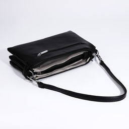 Сумка кросс-боди на молнии, цвет чёрный - Simaland фото 7