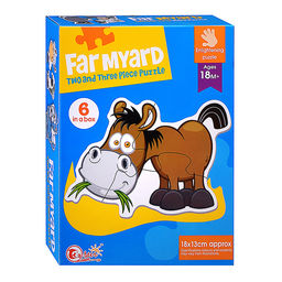 Пазл "Домашние животные" (6 картинок)