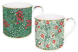 Набор из 2-х кружек Цветочная фантазия, 0,3 л