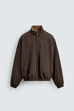 CAZADORA BOMBER FLUIDA REVERSIBLE / Marr?n - Zara фото 8