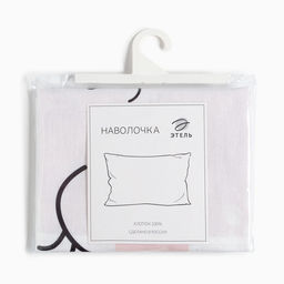 Наволочка Этель Pink cat, 50х70 см, 100% хлопок, бязь