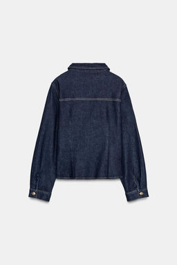 Z1975 FITTED DENIM SHIRT - Zara фото 7