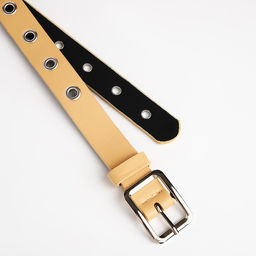 Ремень женский, ширина 2.5 см, люверсы, пряжка металл, цвет бежевый - Simaland фото 4