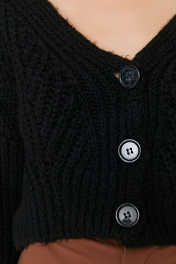 TRENDYOLMILLA Indigo Yumusak Dokulu Crop Triko H?rka TWOAW21HI0017  фото 4