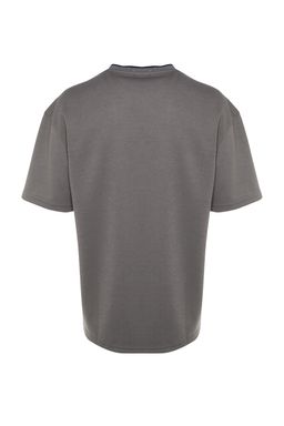 TRENDYOL MAN Premium Tas Oversize/Genis Kesim Triko Bantl? Dokulu Pike T-Shirt TMNSS23TS00079 - Trendyolmilla фото 16