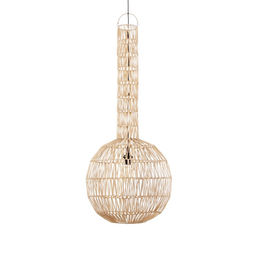 Светильник потолочный из ротанга «Фирман», 1×120 Вт, Е27, 50×50×120 см