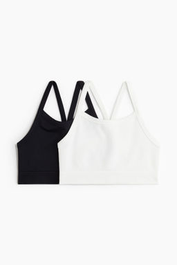 Pack de 2 tops de deporte seamless con DryMove - H&m фото 2