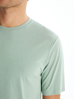 Bisiklet Yaka Penye Erkek Ti??rt