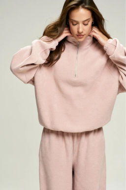 Анорак из плюша с начесом Pink