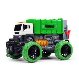 Машина "Мусоровоз Мега Сити" 1:16 (свет, звук) в коробке (зеленый)