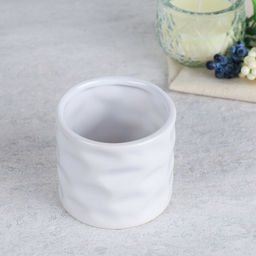 Кашпо 7x8 / 2030W /уп 12/120/белое - Галеонтрейд фото 3