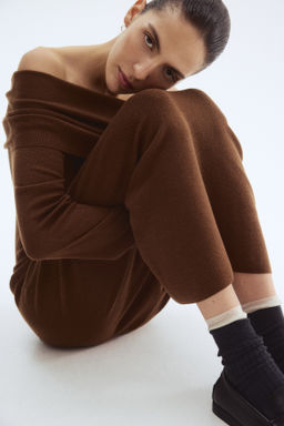 Vestido off-the-shoulder - H&m фото 9