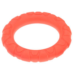 Пэт тойс (Pet toys) Игрушка для собаки Кольцо д9,3см h1,5см, резиновая, на картоне, цвета в ассортименте: синий, зеленый, коралловый (Китай)