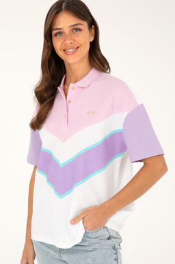 Женская сиреневая футболка Неожиданная скидка в корзине - U.s. polo assn фото 3