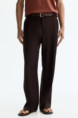 Pantal?n sastre en mezcla de lino Relaxed Fit - H&m фото 7