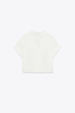 CROSSOVER SHORT SHIRT - Zara фото 8