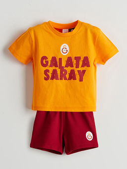 Galatasaray Bask?l? Erkek Bebek ?ortlu Tak?m