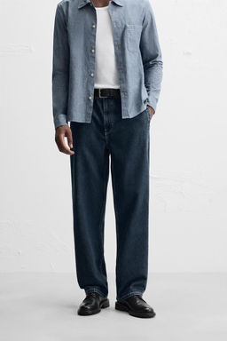 STRAIGHT-LEG CHINO JEANS - Zara фото 2