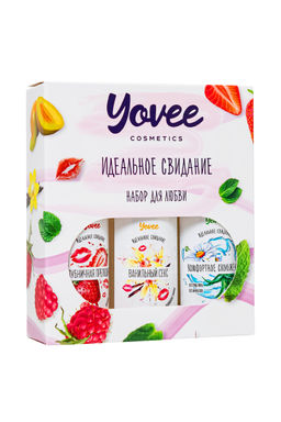 Набор гелей-смазок Yovee для любви (721004+721012+721054), вкус (клубн+ваниль) + увл (алоэ), 3х50 мл - Yovee by toyfa фото 2