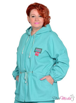 Жакет-парка Модель №1908 размеры 44-84 - Plusmoda фото 11