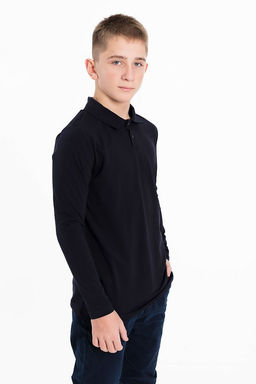 Футболка-поло М224105в синий