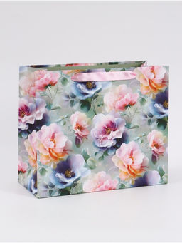 Цена за 2 шт. Пакет подарочный «Цветы», 27×23×11.5 см