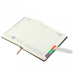 Ежедневник датированный 2025г 14,2х21см Одуванчик 112 листов, в линейку, сшитый внутренний блок, с закладкой, обложка ПВХ софт тач, отделочная строчка, тиснение золотом, цвет серый матовый, застежка на магните (Китай) - Домашняя мода фото 3