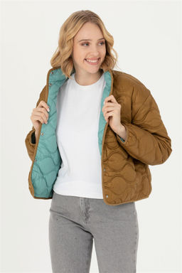 Женское светлое пальто цвета хаки Неожиданная скидка в корзине - U.s. polo assn фото 2