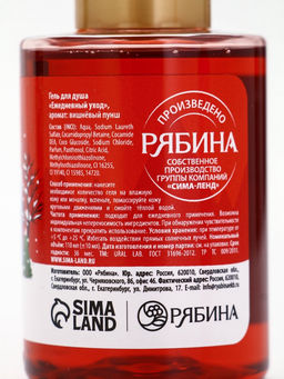 Подарочный набор новогодний в санях: 2 геля для душа, соль для ванны и мочалка, URAL LAB