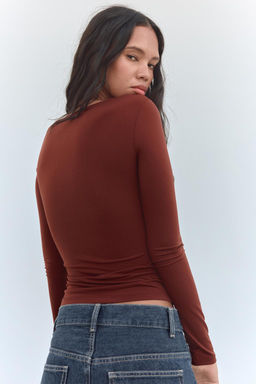 DRAPED TOP - Zara фото 5