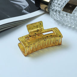 Цена за 12 шт. Крабик для волос «Пелагея», прямой, 6.5 см, МИКС