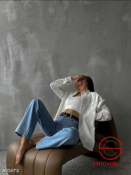 Джинсы женские с высокой посадкой