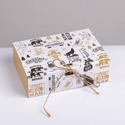 Цена за 3 шт. Коробка подарочная складная, упаковка, Мужская, 16.5?12?5 см, БЕЗ ЛЕНТЫ