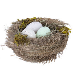 Набор из 2-х изделий декоративных "Гнездо пасхальное" (12*4,5), L24 W12 H4,5 см