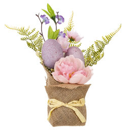 Цветочная композиция "Пасхальная", L15 W12 H25 см