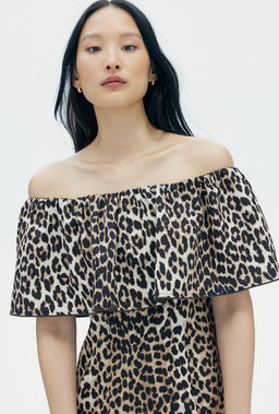 Vestido off-the-shoulder - H&m фото 2